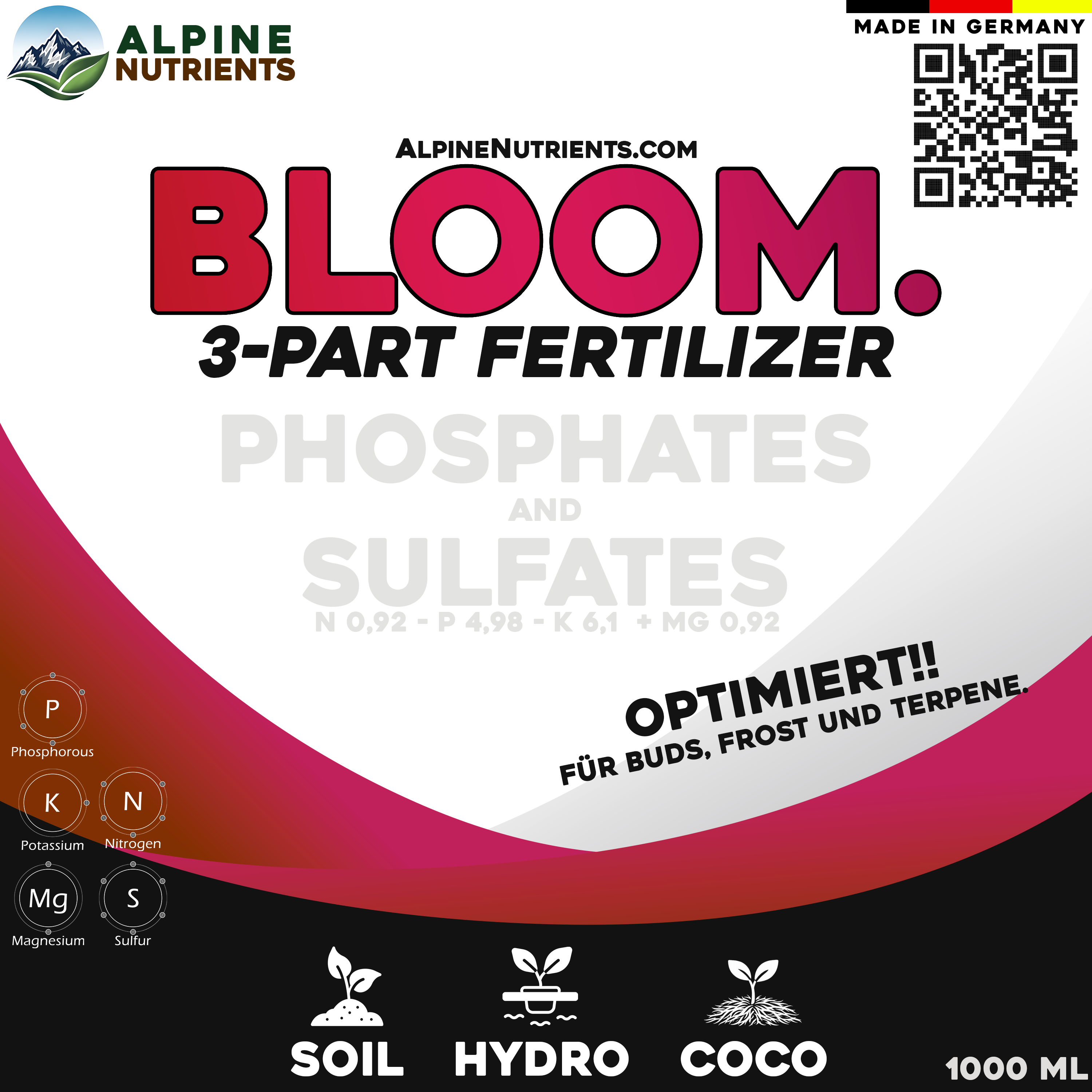 3-Part Bloom - Phosphates & Sulfates